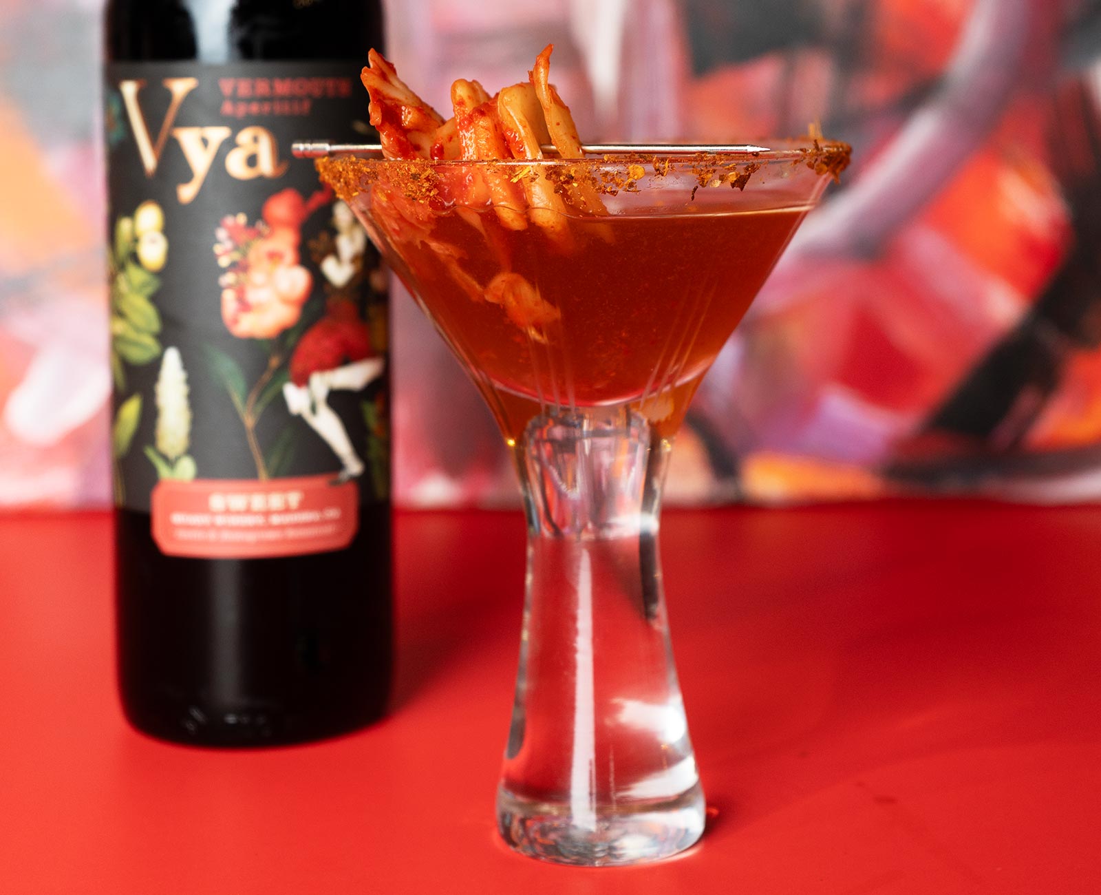 Sweet & Savory Kimchi Cocktail